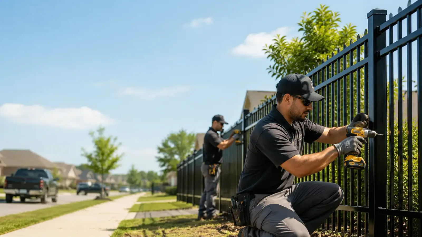 Metal Fence Installation in Naperville, IL